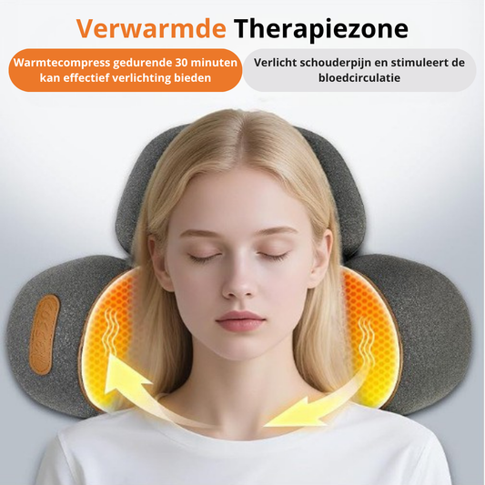 NeckEase™ – 3-in-1 Cervicale Massager voor Houdingsherstel & Nekpijnverlichting