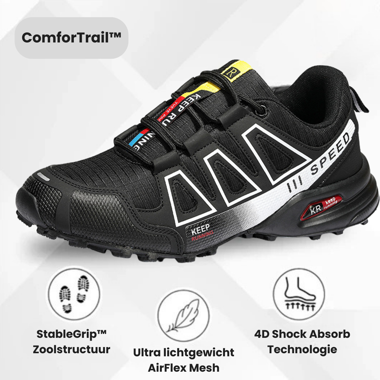 ComforTrail™ Orthopedische Wandelschoenen – Antislip, Waterafstotend & Ultiem Comfort voor Elke Stap