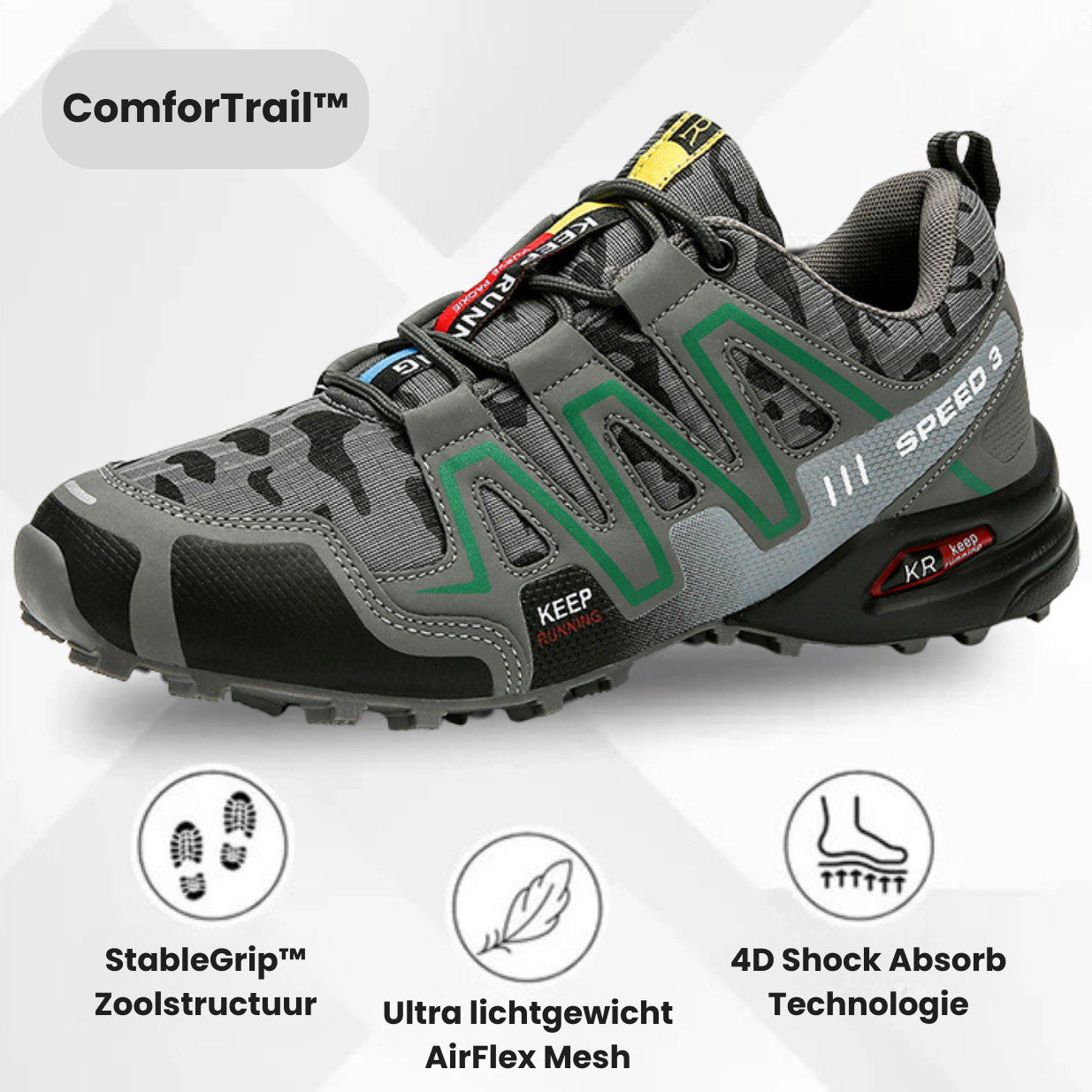 ComforTrail™ Orthopedische Wandelschoenen – Antislip, Waterafstotend & Ultiem Comfort voor Elke Stap
