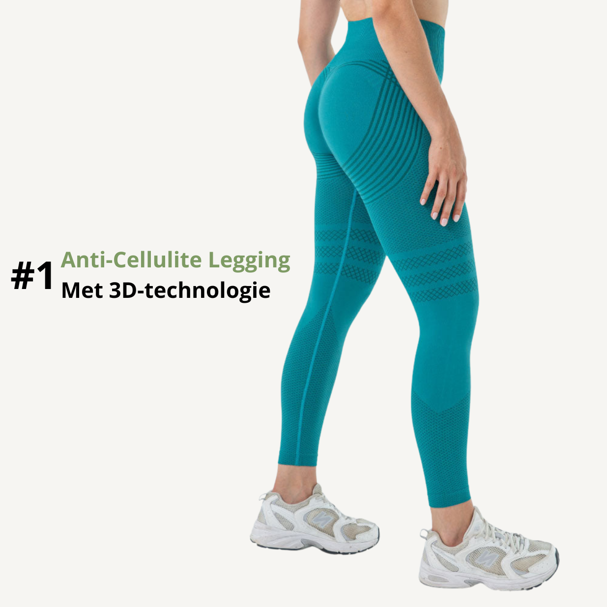 🌊 CelluWave™ – Luxe Anti-Cellulite Legging met 3D Compressie Technologie