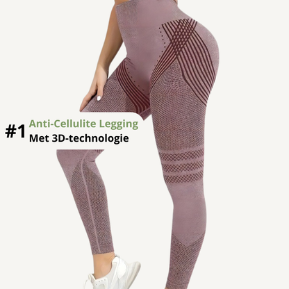 🌊 CelluWave™ – Luxe Anti-Cellulite Legging met 3D Compressie Technologie