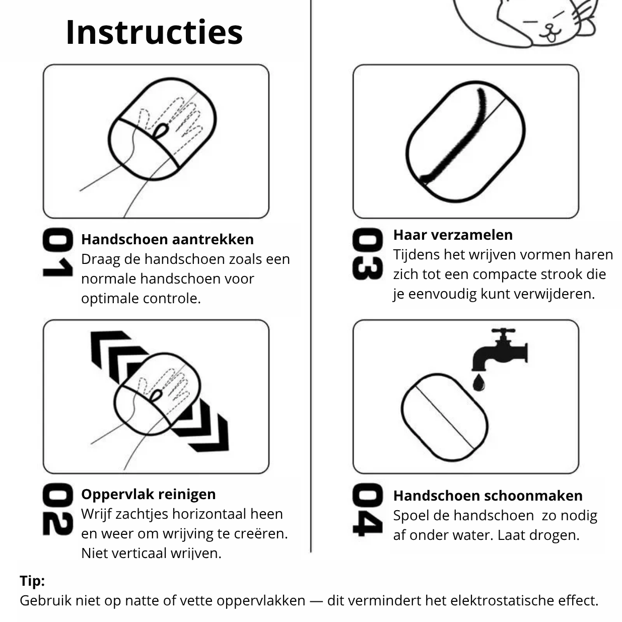 FurLift™ – Herbruikbare Haarverwijder handschoen