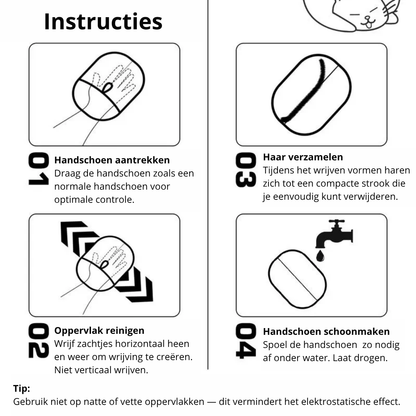 FurLift™ – Herbruikbare Haarverwijder handschoen