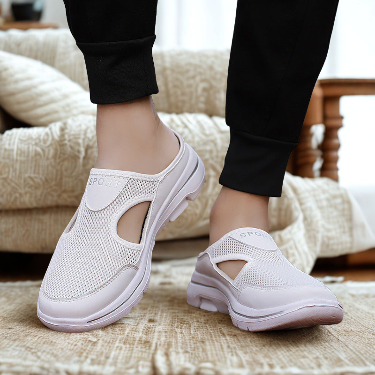 HomeRelief™ – Orthopedische Slip-On Comfortschoen voor Thuis & Dagelijks Comfort