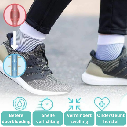 SootheSock™ – Comfort Compressie Sok voor Ondersteuning & Verlichting bij Voetpijn