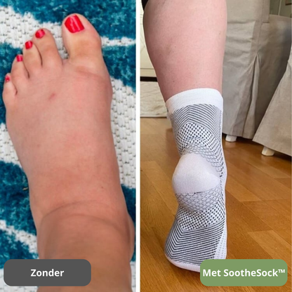 SootheSock™ – Comfort Compressie Sok voor Ondersteuning & Verlichting bij Voetpijn