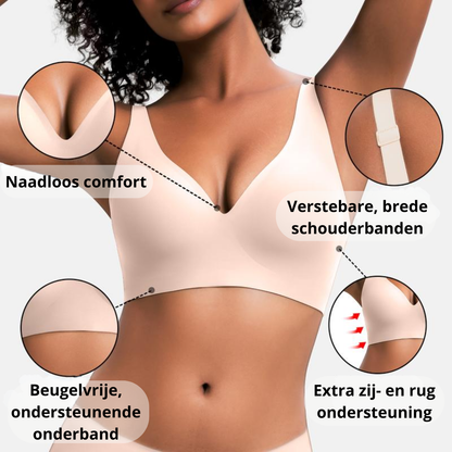 SoftLift™ BH – Naadloze, Beugelvrije Comfort BH voor Zachte Ondersteuning