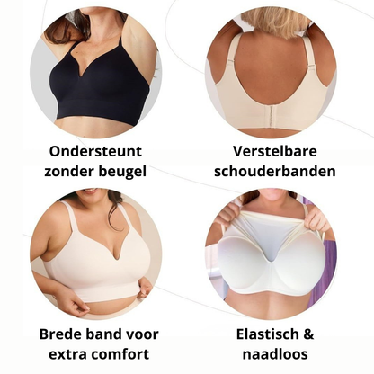 ComfortLift™ BH – Beugelvrije Comfort BH met Brede Band & Ondersteunende Pasvorm