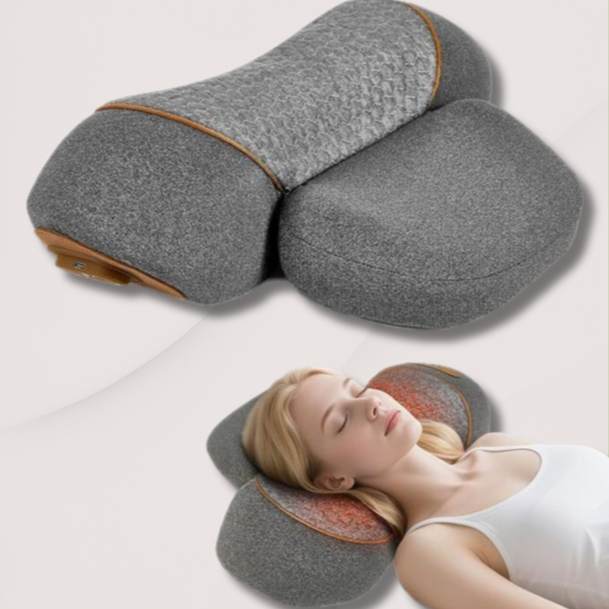 NeckEase™ – 3-in-1 Cervicale Massager voor Houdingsherstel & Nekpijnverlichting