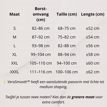 VeraSmooth™ – Vormende Comfort Top met Ingebouwde Ondersteuning
