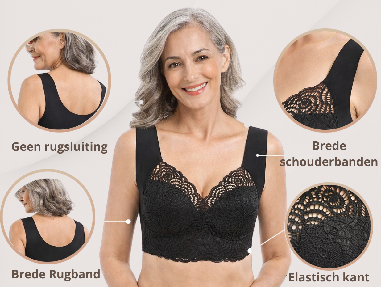 VeraLift™ – Beugelloze Comfort BH met Stevige Ondersteuning zonder Sluiting