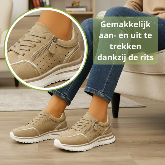 VitaWalk™ – Orthopedische Comfort Sneaker met Rits voor Pijnvrij Lopen
