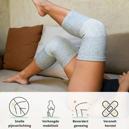 Natura BambooBrace™ – Natuurlijke Compressie & Warmte voor Pijnlijke, Stijve en Gevoelige Knieën