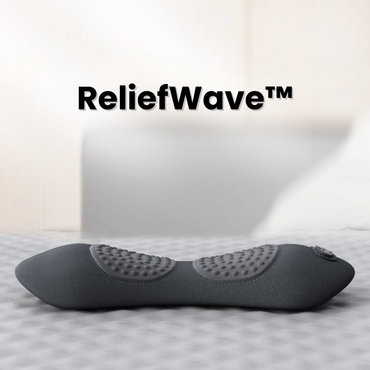 ReliefWave™ 3-in-1 Rugmassage apparaat – Ervaar diepe ontspanning, pijnverlichting en herstel – allemaal vanuit huis.