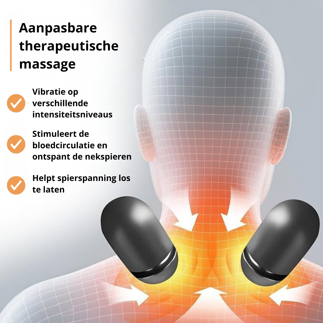 NeckEase™ – 3-in-1 Cervicale Massager voor Houdingsherstel & Nekpijnverlichting