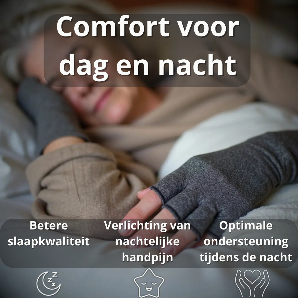 HandEase™ – Comfort Compressie Handschoenen - Geschikt voor Artritis, Artrose & Vermoeide Handen