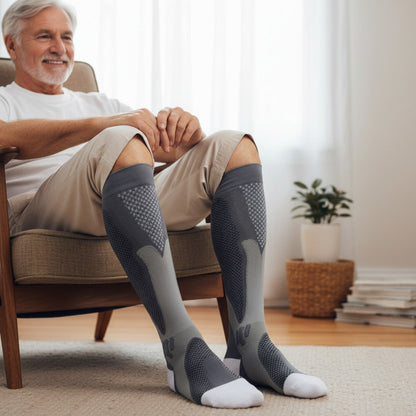 VenoRelief™ – Medische Compressiekousen voor Spataderen, Oedeem & Zware Benen (20–30 mmHg)