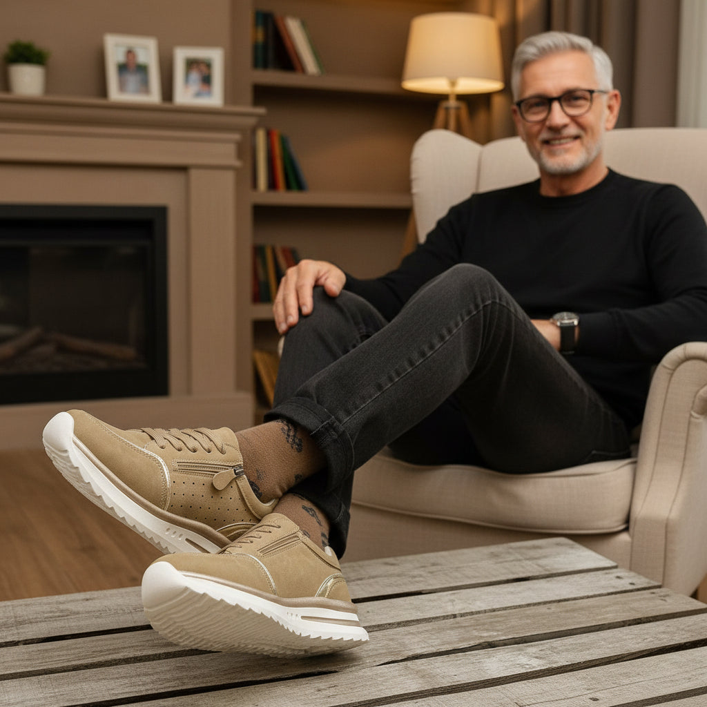 VitaWalk™ – Orthopedische Comfort Sneaker met Rits voor Pijnvrij Lopen