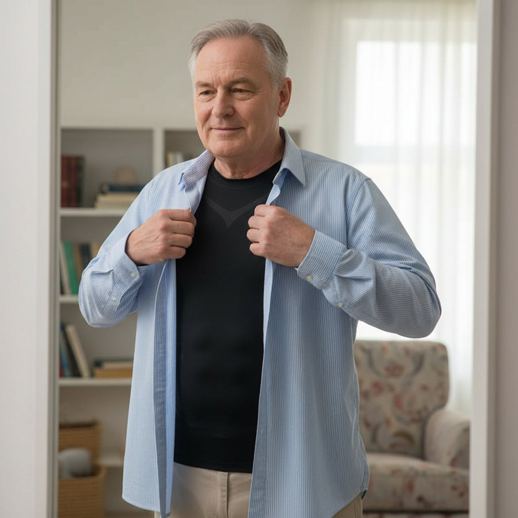 CoreForm™ – Corrigerend Compressie Shirt voor Mannen