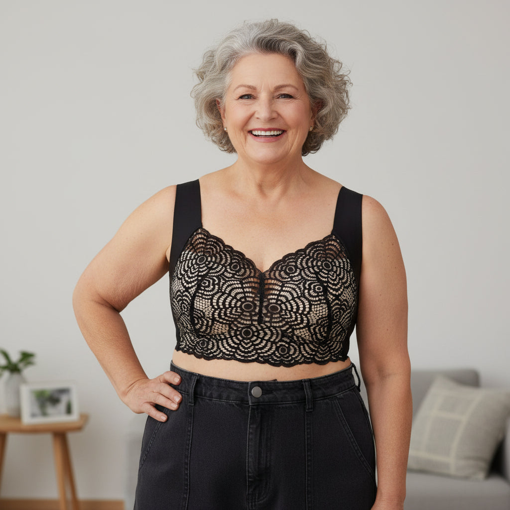 VeraLift™ – Beugelloze Comfort BH met Stevige Ondersteuning zonder Sluiting