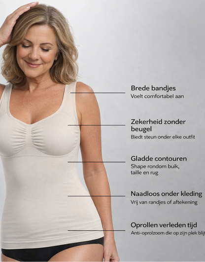 VeraSmooth™ – Vormende Comfort Top met Ingebouwde Ondersteuning